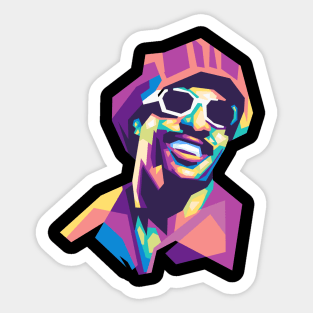 Stevie Wonder wpap fullcollor Sticker